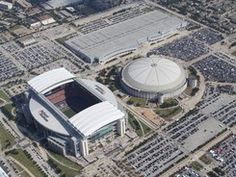 NRG Stadium and the Astrodome
